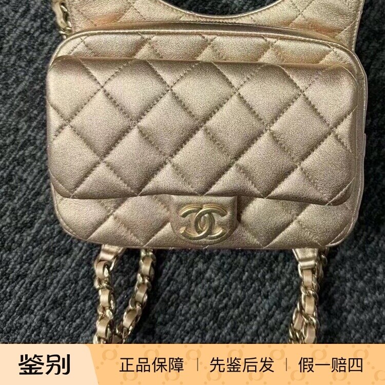 Chanel香奈儿24C新款金色女包