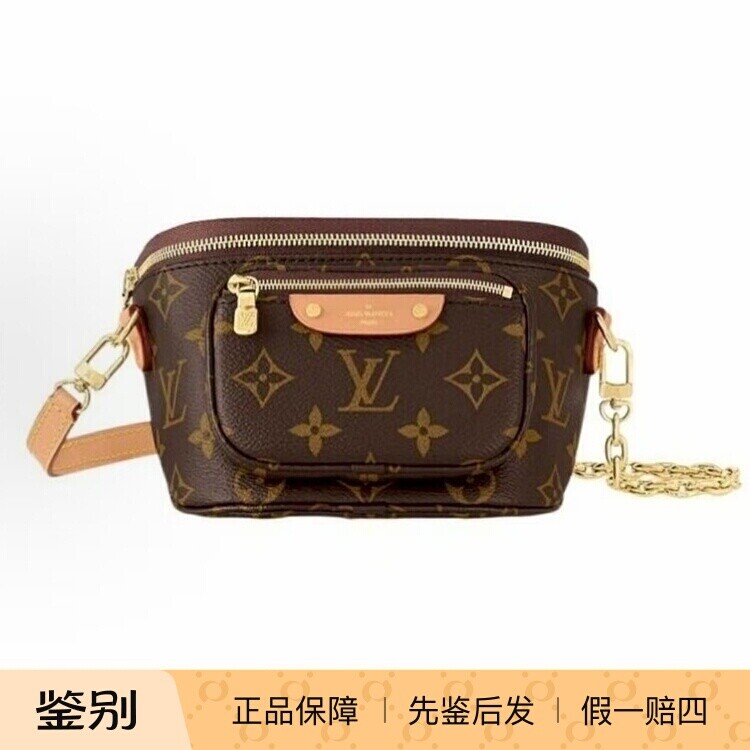 LV路易威登满印老花可拆卸肩带