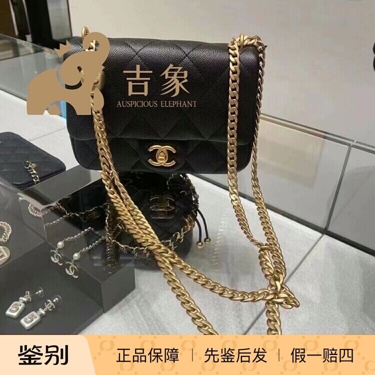 摩登中性风单肩斜挎包荔枝牛皮