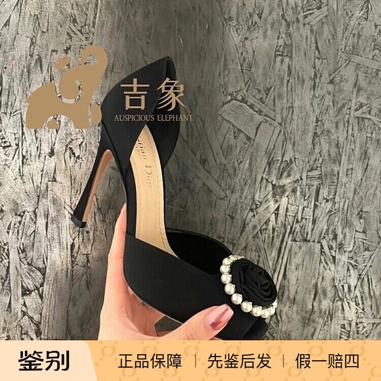 Dior/迪奥高跟鞋时尚欧美珍珠
