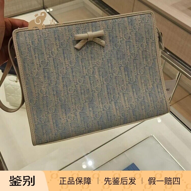 Dior迪奥2026新款帆布提花手拿包
