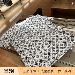 LV路易威登2024新款男装MONOGRAM 印花圆领短袖T恤