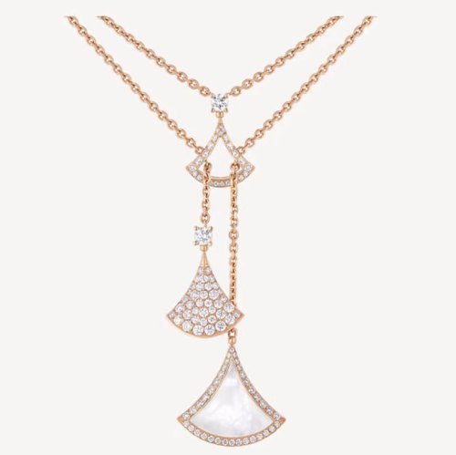 Bvlgari宝格丽18K玫瑰金项链