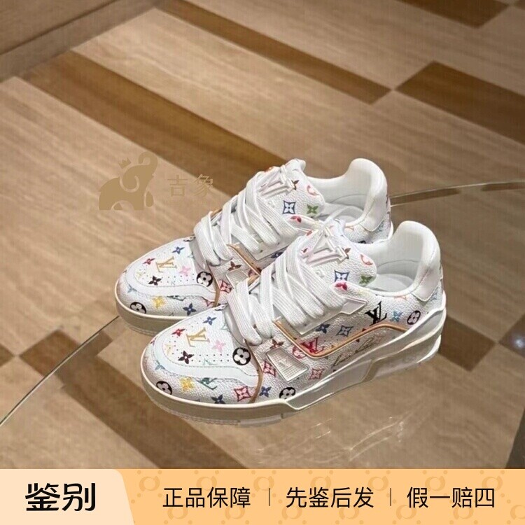 LVxTM白三彩TRAINER运动鞋