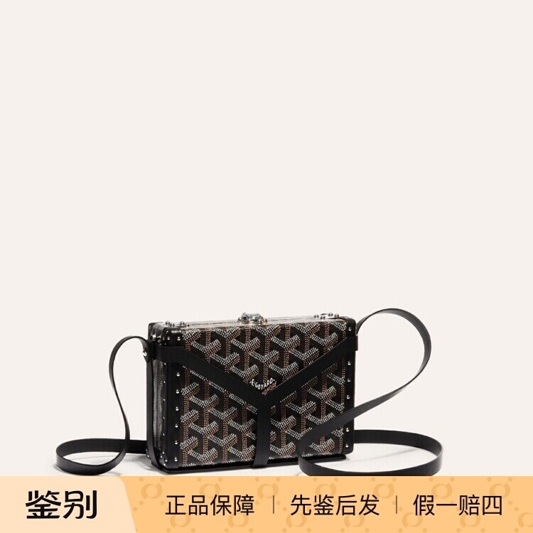 戈雅2026新款帆布拼皮单肩女包