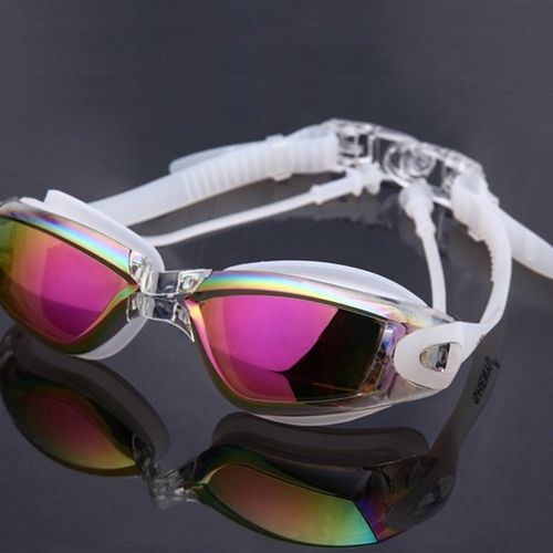 速发S镜7000E升级款 带连体耳塞时尚电镀泳镜防雾大框泳Y防紫外游