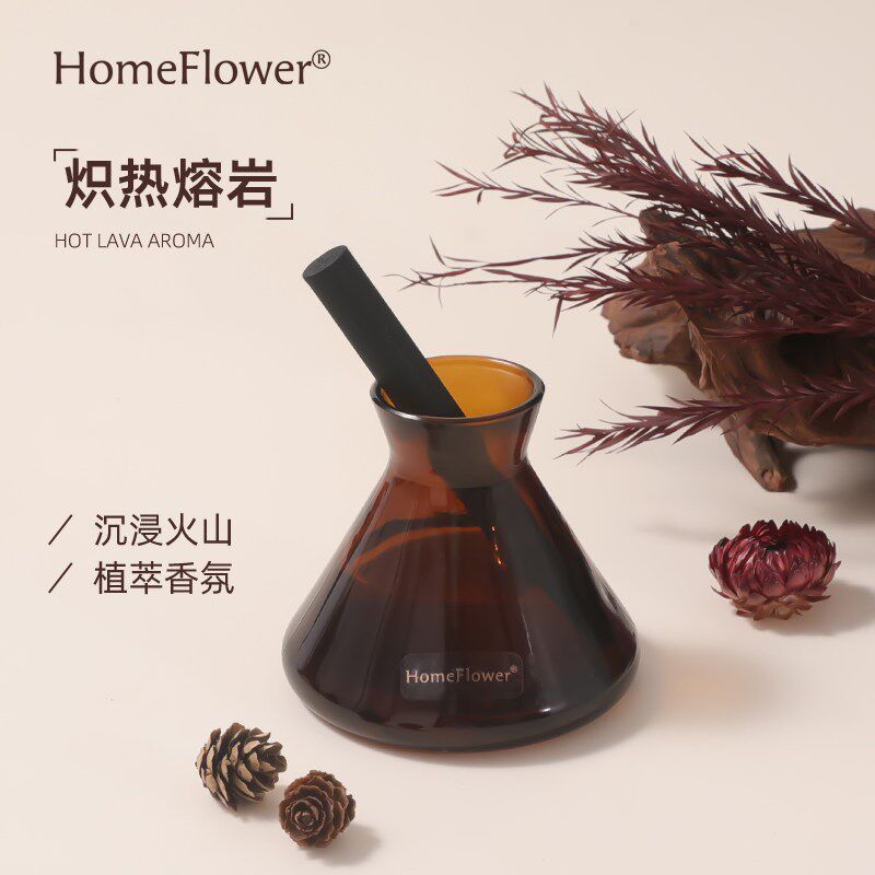 速发香薰玻璃空瓶藤条扩香棒高级家用客厅室内香氛摆件玄关创意扩