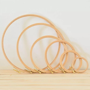 Eebroidmry Kit Hoop 速发10 Rig Wood Fra