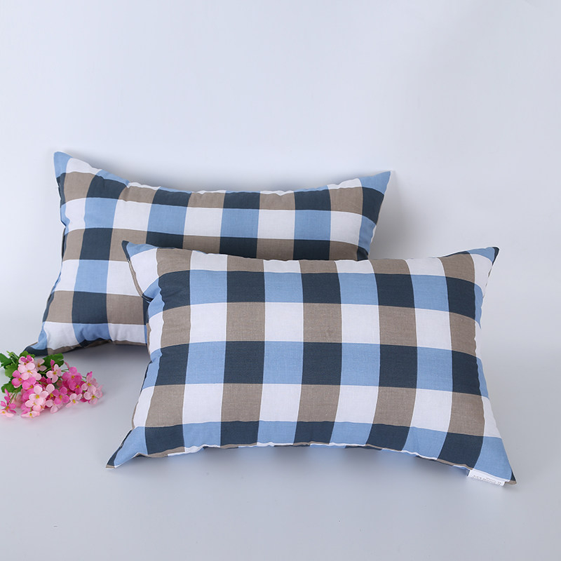 速发单人枕头午睡枕芯防螨*宿塌陷中学生不舍单个60虫40一只装