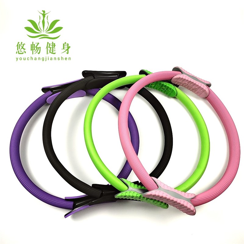 速发升级款普拉圈圈动肩美背魔力提环形阻力圈家用健身运开拉力瑜