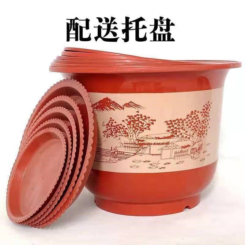 速发花盆大口径0以上清仓仿陶瓷烂根清仓处理特大号花盆2021新款