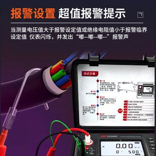兆欧表10KV防雷绝缘测试仪2T高压数字绝缘摇表 速发征能ES05E