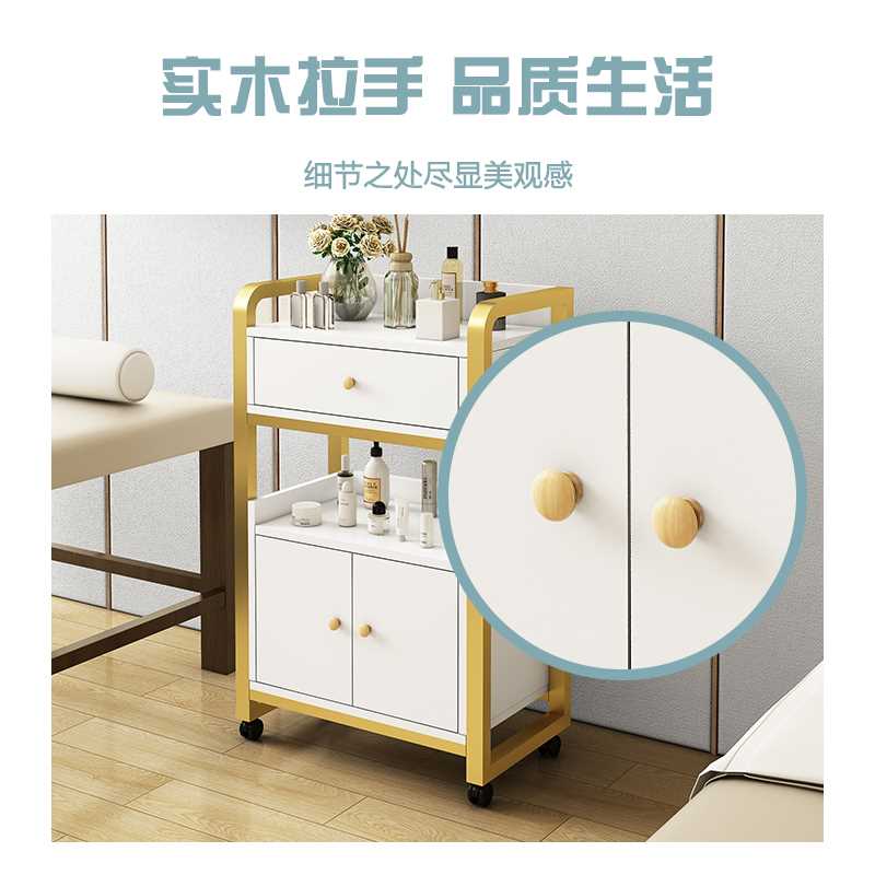 速发院美甲理推店烫染工具置小发车美发店车物柜子移动仪器设备架