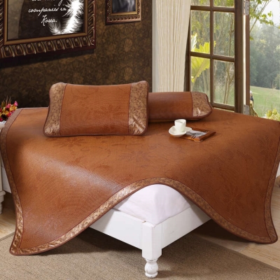 速发凉席藤席1.8m床双人1草2米5x2.2腾.席1.51.2/0.单人加厚