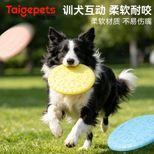 耐咬户外训练多用狗狗飞盘