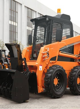 滑移装载机出口欧美液压升降四驱小铲车四轮座驾式轮式滑移机厂家