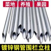 加厚镀锌尖头立柱 养殖网钢管立柱 围栏牛栏网专用铁丝网围栏杆