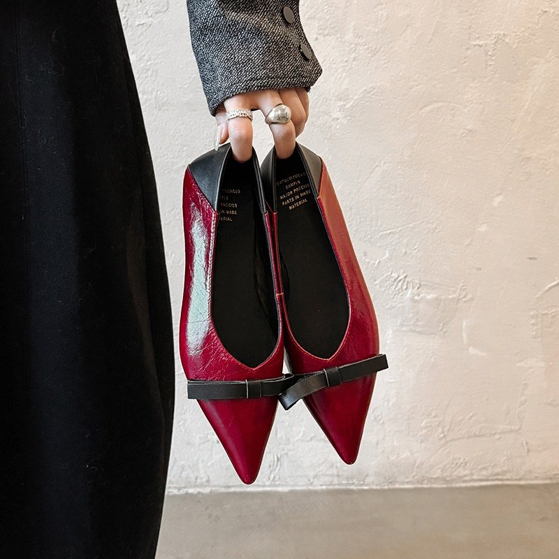 小香风软羊皮平底乐福鞋女踩屎感 百搭一脚蹬春秋单鞋,女鞋,浅口单鞋,淘宝优惠券,粉丝福利购,淘宝优惠卷