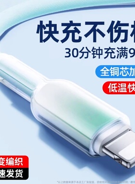 耐瑟适用于苹果iPhone16充电线器14数据线13手机pd30w快充15pro14平板ipad正品17冲车载usb加长lighting闪充