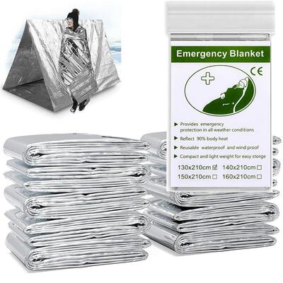 Survival Emergency Mylar Thermal Blanket Foil Space Blanket