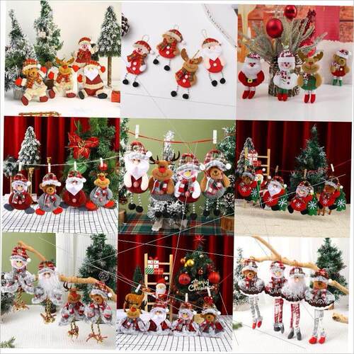 Christmas doll hanging piece Christmas tree hanging ornament