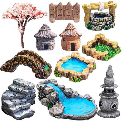 Miniature Landscape Fairy Garden Accessories Mini Lighthouse