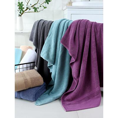 Cotton thickened white absorbent hotel bath towel纯棉大浴巾