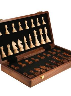 Chess solid wood high gradesuit large folding chessboard棋盘
