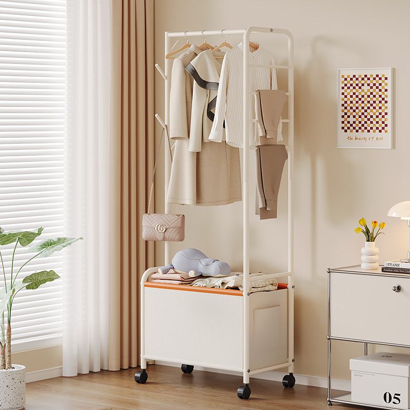 金属衣架带轮可移动衣帽架客厅家用衣服收纳架卧室落地简易挂衣架