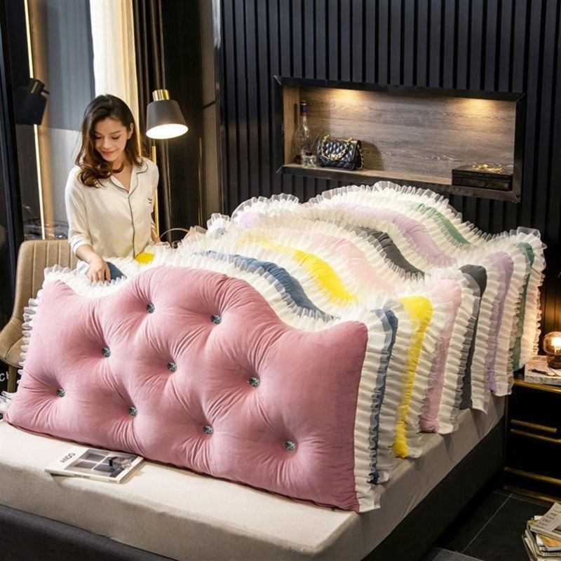 床头软包靠背一体床头靠背垫硬床后靠背垫床上看剧靠枕护腰可拆洗,居家布艺,床头靠垫,淘宝优惠券,粉丝福利购,淘宝优惠卷