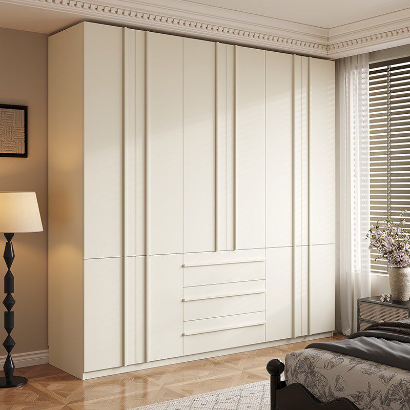 定制实木分段式衣柜新款2025爆款家用主卧室骨骼线二四六门大衣橱