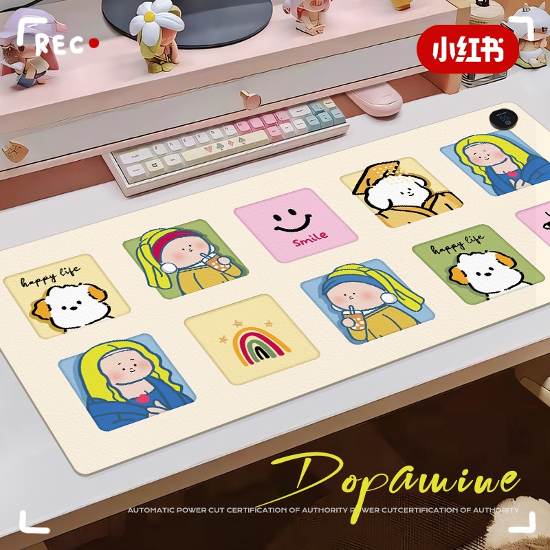 暖桌垫加热鼠标垫办公室冬天超大发热学生儿童大尺寸加热桌面速热