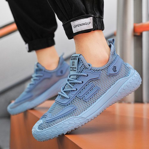 凉鞋男款2025新款夏季外穿镂空网面透气防滑网鞋运动i沙滩洞洞鞋