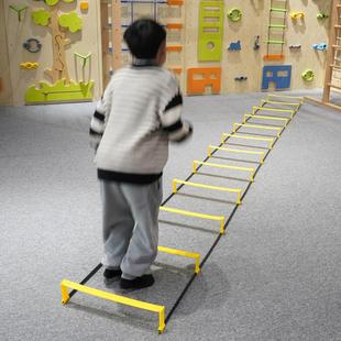 敏捷梯幼儿园儿童感统训练器材户外体能运动跳房子游戏绳梯 跨栏式