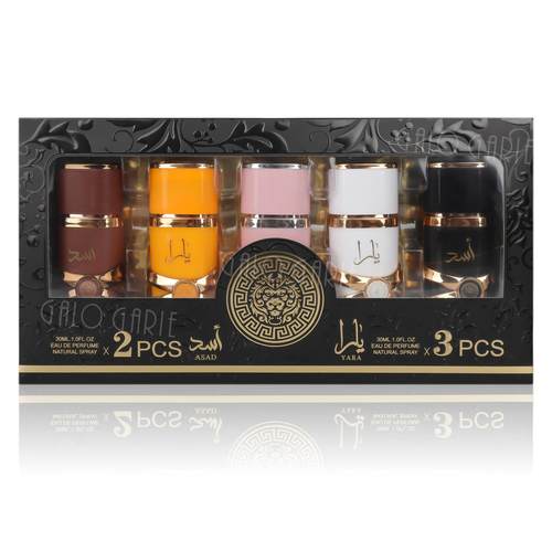 高品质男女士香水五件套lattfa yara asad迪拜中东阿拉伯爆款跨境