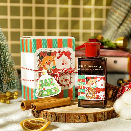 原创小众姜饼时刻女士香水50ml红色节日喜庆跨境外贸新款圣诞礼物