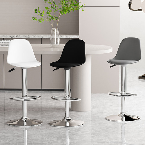 速发吧台椅靠升降酒台收银柜台吧椅前吧简约高脚凳家用子背高吧台