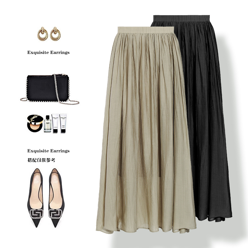 速发半身新梨形款材高腰长裙遮胯超好看半裙2025裙身春夏a字裙