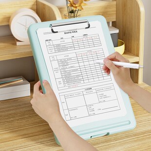 速发多功能文件纳试卷收纳文件夹板A4纸卷子收纳神器文大收夹盒件