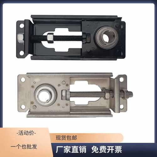 速发可调节轴承座不锈钢钢板涨紧调心滚块UC滚筒滑轨导轮输送机流
