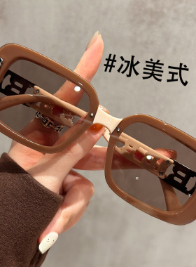 椭圆偏光墨镜女款2025新款高级感