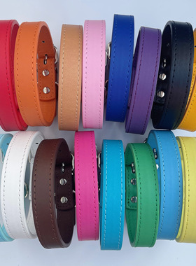 纯色项圈简约日常百搭皮质choker