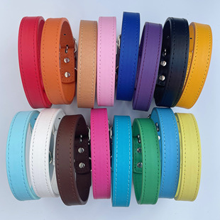 27Usr 纯色项圈简约日常百搭pu皮质颈带choker时髦短款脖子配饰
