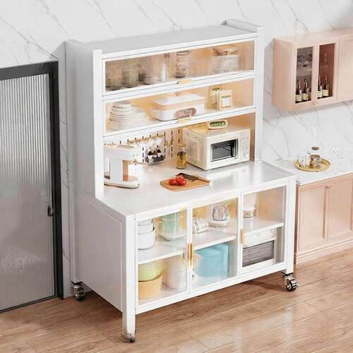 Thickened kitchen shelf, dining edge storage, floor to ceil