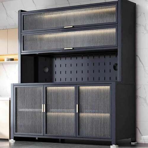 Kitchen rock board dining cabinet multifunctional storage r