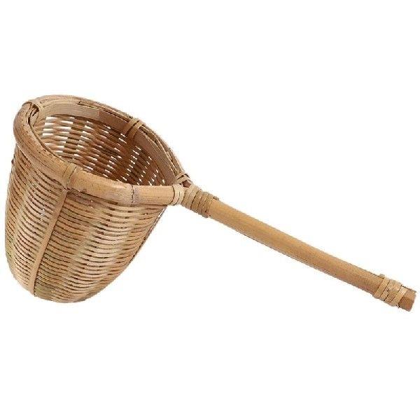 Nature Bamboo Tea Strainer Filter Colander Infuser Handmade