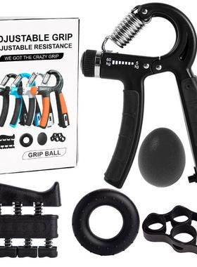 Grip Strength Trainer 5 Pack Forearm Strengthener Exerciser