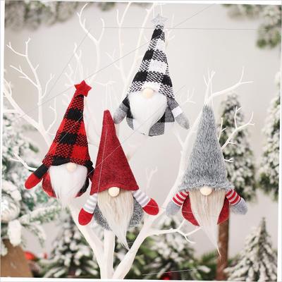 Christmas Forester faceless doll cartoon hanging piece挂件