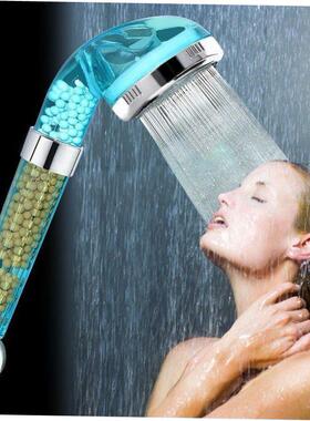 Shower showerhead hand held pressurized shower head wash