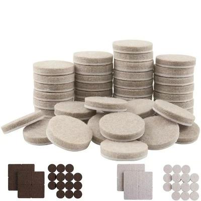 20mm Felt Chair Leg Pads 5mm Thick Floor Scratch Protector M